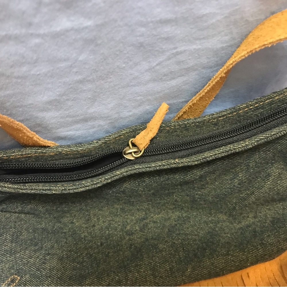 Steve Madden Denim & Leather Purse - Picture 7 of 11